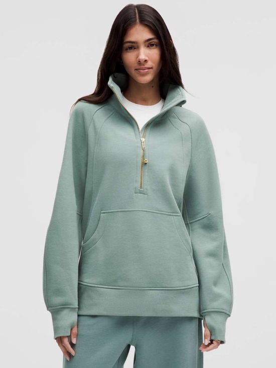 lululemon athletica Sweaters - Lululemon Scuba Oversized Funnel-Neck Half Zip *Long